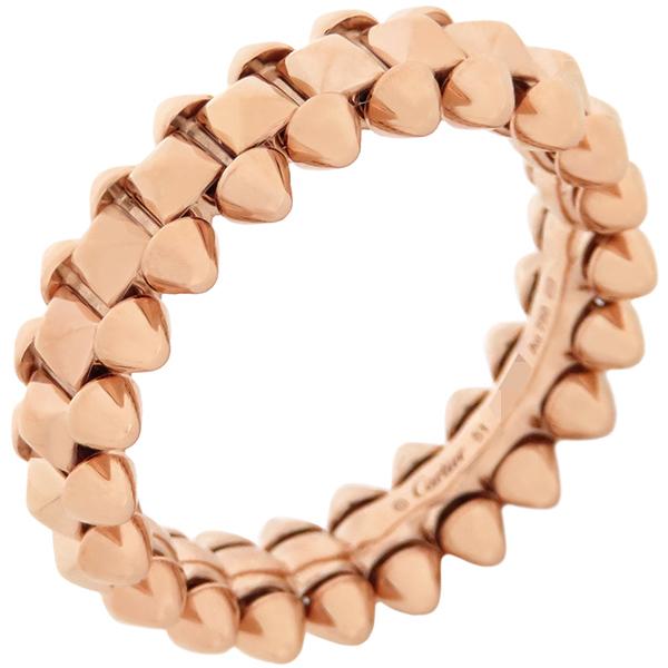Cartier クラッシュ ドゥ カルティエ リングSMピンクゴールド51
