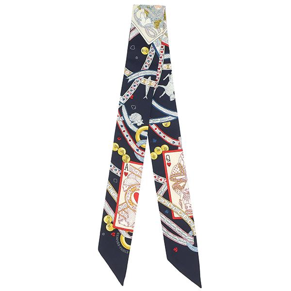 Hermes Pique Dame de Coeur ツイリースカーフ 箱付き 【公式通販】