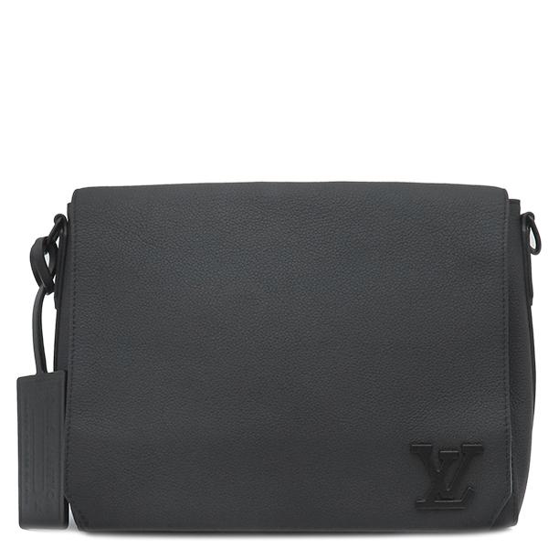 ルイヴィトン ショルダーバッグ グレインレザー テイクオフ・メッセンジャー M57080 LOUIS VUITTON ヴィトン 黒 ブラック テイクオフ（LOUIS VUITTON） ルイヴィトン ショルダーバッグ