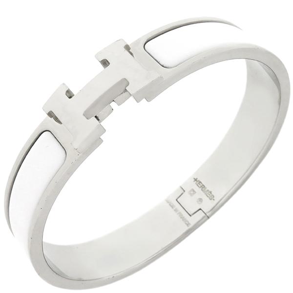 HERMES（エルメス） ブレスレット クリックH PM メタル ホワイト H 
