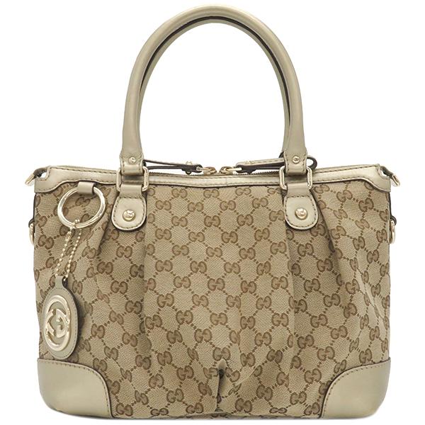 GUCCI グッチ 2WAYバッグ スーキー トートバッグ GGキャンバス 