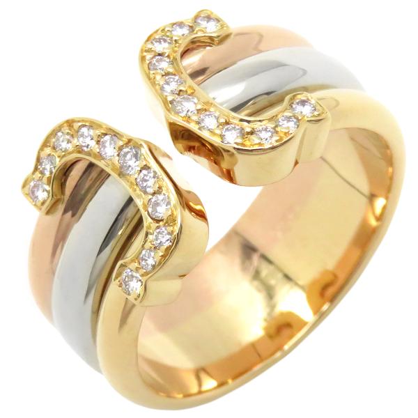 Cartier（カルティエ） リング 指輪 2Cリング ダイヤ K18PG マルチ