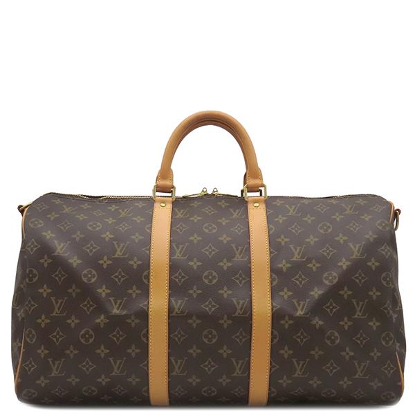 LOUIS VUITTON ボストンバッグ キーポル バンドリエール 50 茶