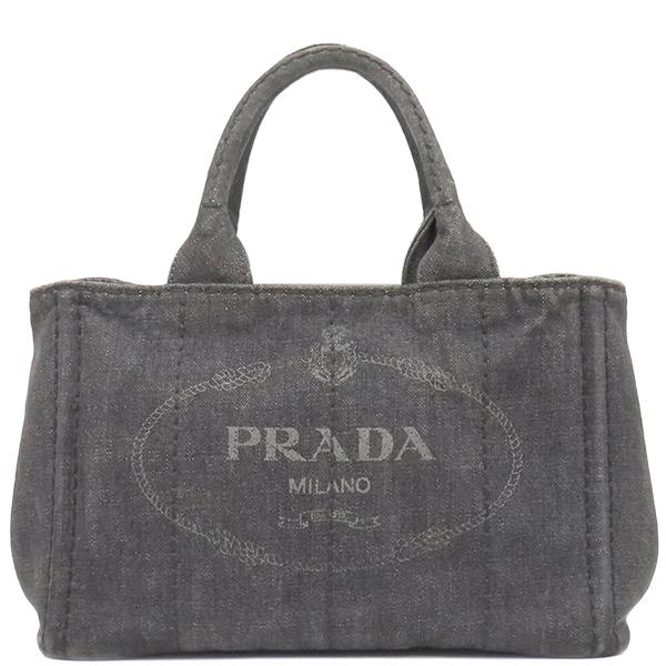 PRADA プラダ 2WAYバッグ カナパ ミニ トートバッグ デニム