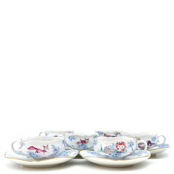 マイセン　真夏の夜の夢 カップ＆ソーサー一客 マイセン真夏の夜の夢 カップ＆ソーサー一客