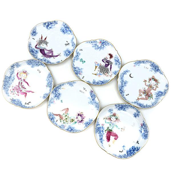 マイセンお箱⭐️真夏の夜の夢No.6プレート１８ｃｍ マイセンお箱真夏の夜の夢No.6プレート18cm マイセン 食器