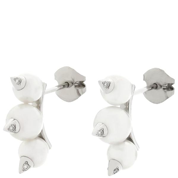 TASAKI ピアス デインジャー ネオ ダイヤモンド パヴェ K18WG シルバー