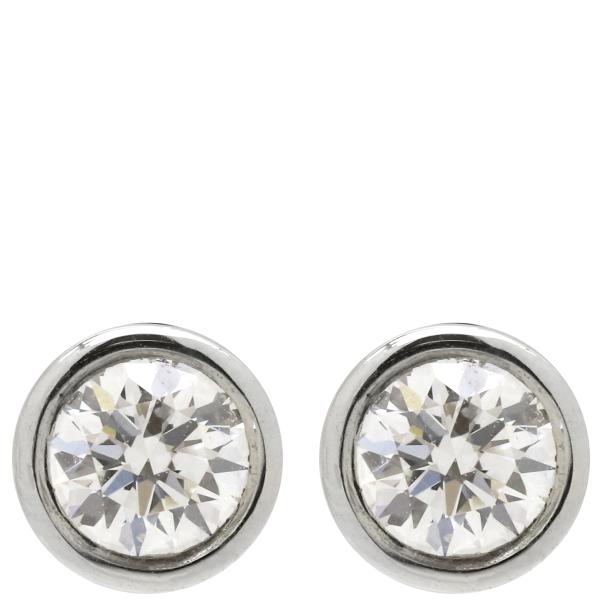 TIFFANY&Co. ティファニー ピアス バイザヤード Pt950 シルバー