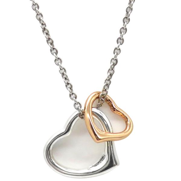 TIFFANY&Co. ティファニー ネックレス ダブルオープンハート