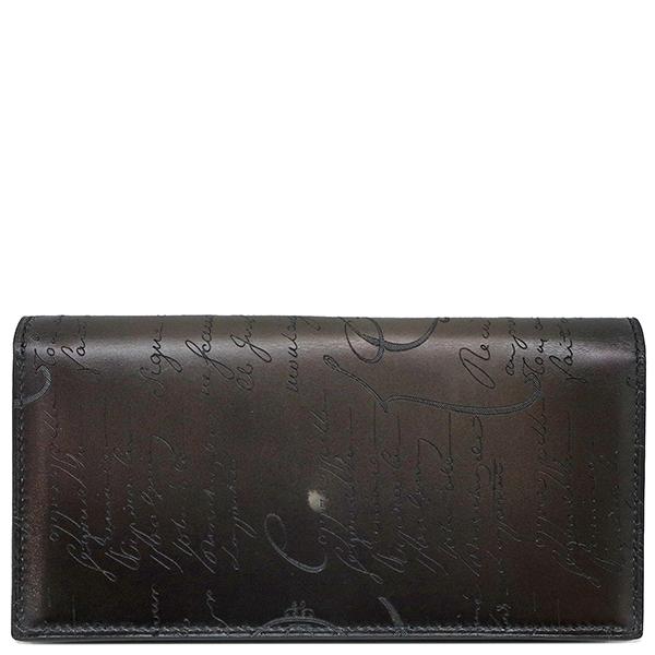 Berluti（ベルルッティ） 長財布 サンタル ブラック 黒 カリグラフィ