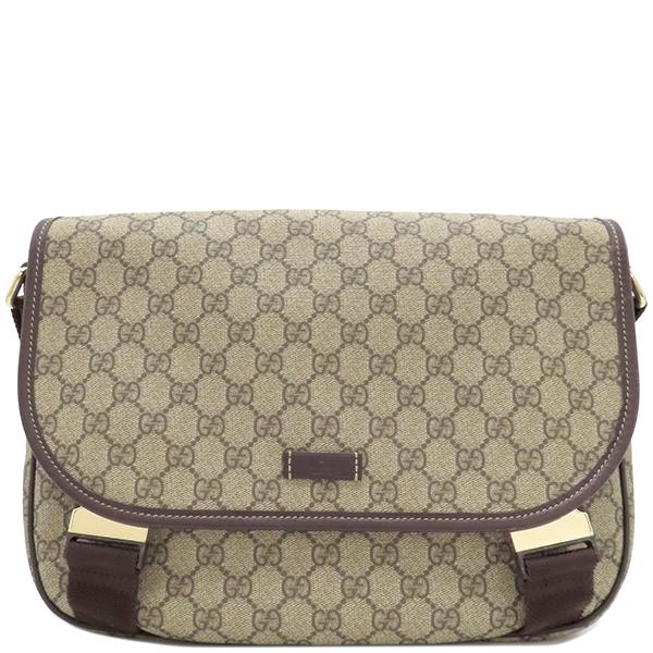 GUCCI GGキャンバス メッセンジャーバッグ ブラウン GGキャンバス グッチ ショルダーバッグ メッセンジャーバッグ GG