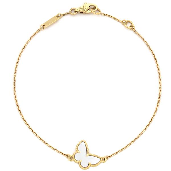 極美品　Van Cleef & Arpels スウィート パピヨン ブレスレット すぐ届く！スウィート アルハンブラ パピヨン ブレスレット 蝶々