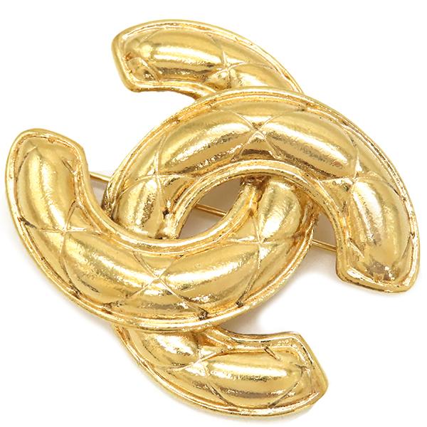 CHANEL シャネル CC ロゴブローチ GP CHANEL シャネル CC ロゴブローチ GP