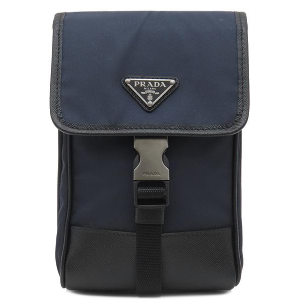 PRADA プラダ ショルダーバッグ Re-Nylon レザー スマホケース