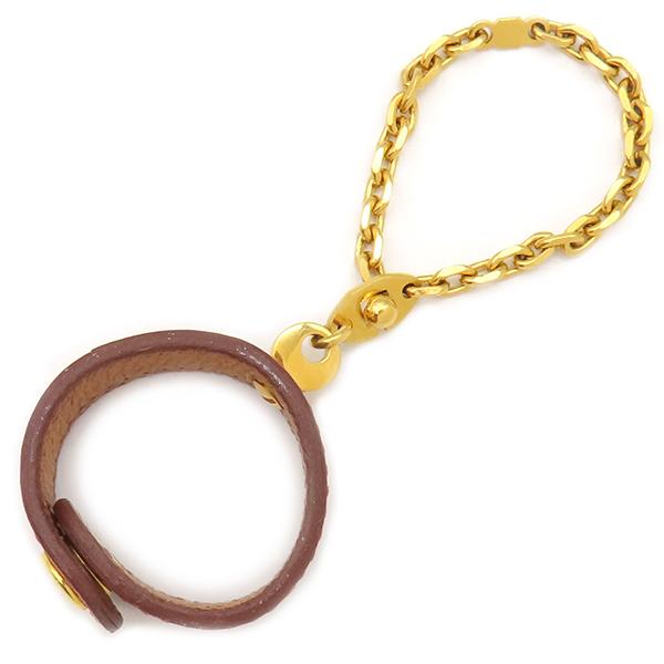 HERMES エルメス グローブホルダー ノマド オーストリッチ ブラウン 茶  