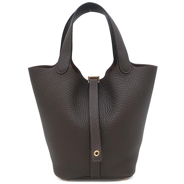 エルメスピコタン濃茶色トリヨンクレマンス