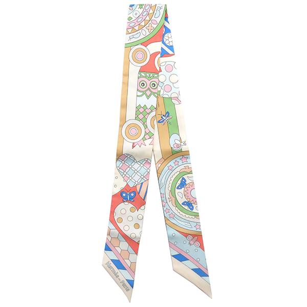 HERMES エルメス ロカバール　ツイリー スカーフ マルチカラー シルク HERMES エルメス スカーフ ツイリー シルク マルチカラー 新品