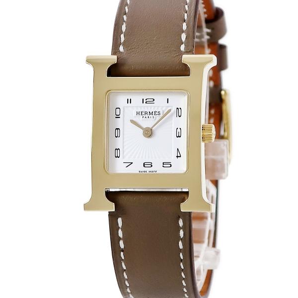 HERMES HH1.201 Hウォッチ クォーツ レディース 腕時計 イエロー