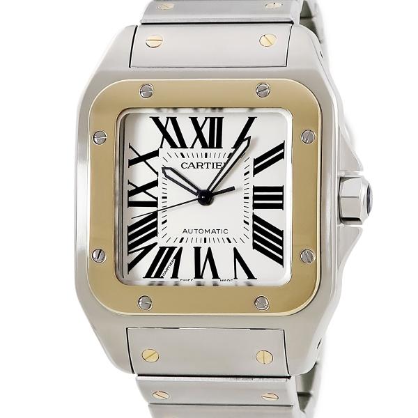 カルティエ　サントス W20077X7 シルバー Cartier（カルティエ）サントス 100 LM 中古