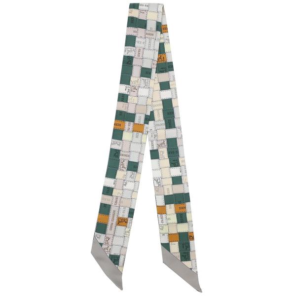 HERMES ツイリー スカーフ ボルデュック Bolduc HERMES エルメス スカーフ ツイリー シルク マルチカラー