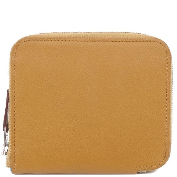 HERMES エルメス 財布・コインケース 茶 - 4500325Y0058 HERMES エルメス コインケース アザップ シルクイン コンパクト