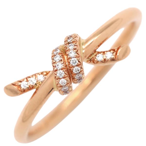 TIFFANY&Co.（ティファニー） リング 指輪 ノット ダイヤリング K18PG