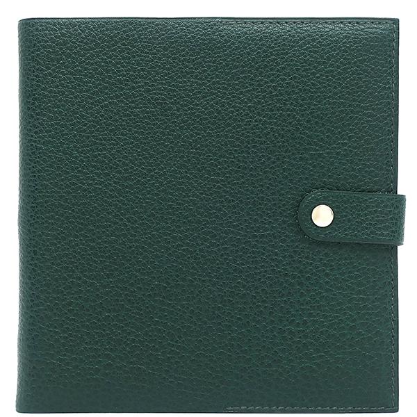 エルメス　レア商品　CDケース HERMES（エルメス） 小物 CDケース レザー グリーン 緑 ブックタイプ