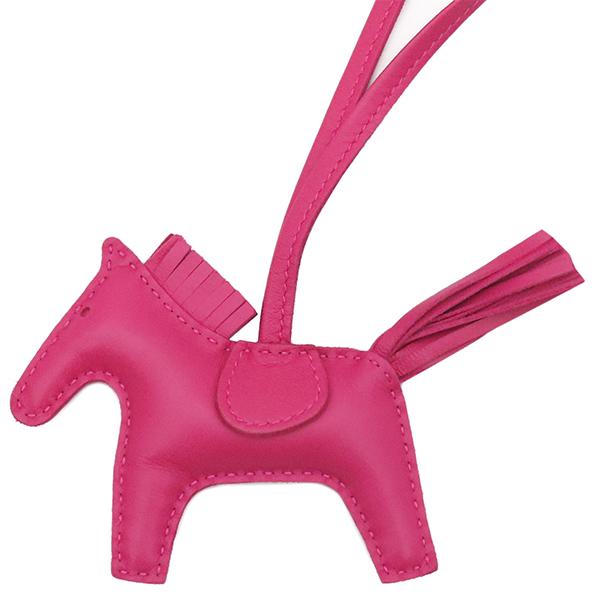 HERMES ロデオ　pm ピンク HERMES エルメス バッグチャーム ロデオPM ピンク ソーピンク