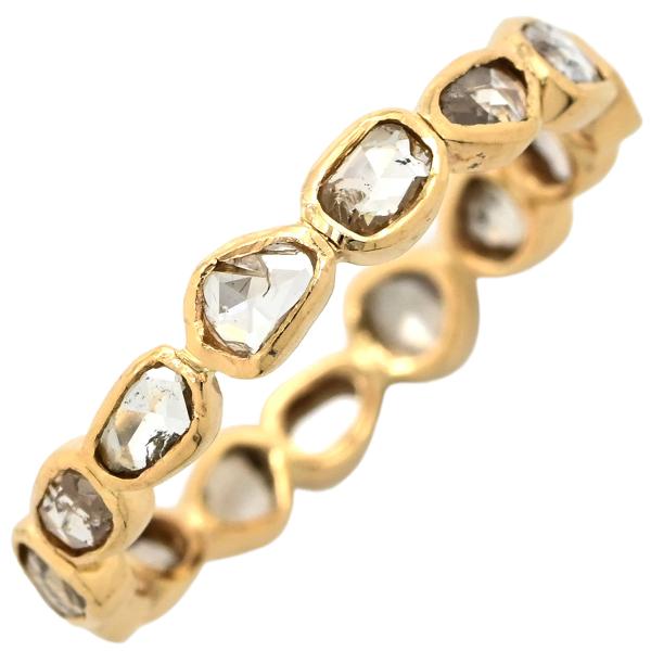 リング 指輪 ダイヤリング K10YG ゴールド 15号 : HOUBIDOU 心斎橋店