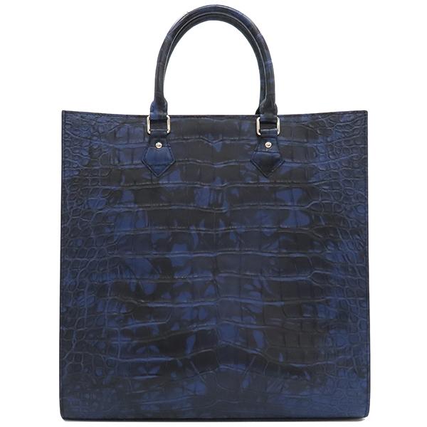 レディース 【LOUIS VUITTON】サックプラ トートバッグ エピ ブルー A4