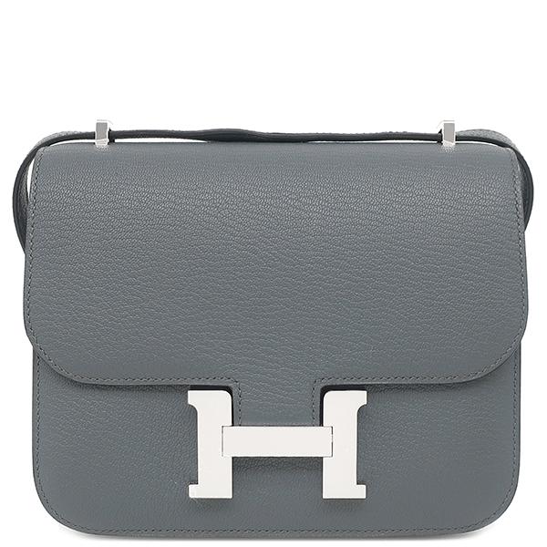 エルメス HERMES ショルダーバッグ コンスタンス3 ミニ ミロワール シェーブル ジョーヌナプル シルバー金具 新品 未使用 黄色 2025年製 K 【箱】【中古】 HERMES - エルメス コンスタンス3ミニ ミロワール K刻印 2025年製