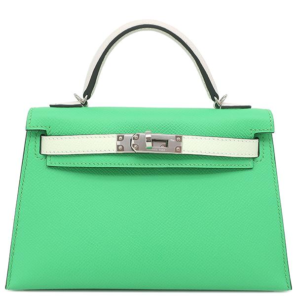 Kelly エルメス 2WAYバッグ ミニケリードゥ トリコロール ヴォー