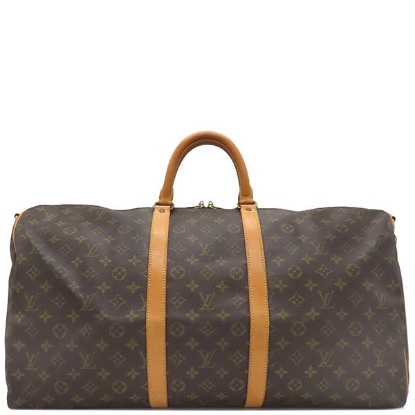 美品　Louis Vuitton キーポル55 バンドリエール キーポル ルイヴィトン ボストンバッグ バンドリエール 55 モノグラム