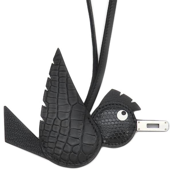 HERMES エルメス バッグチャーム バーディ タッチ アリゲーター