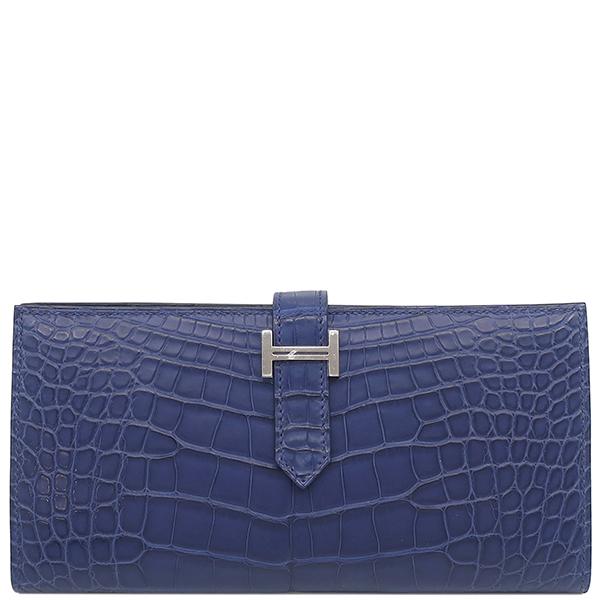 HERMES（エルメス） 長財布 ベアン ベアンスフレ アリゲーターマット