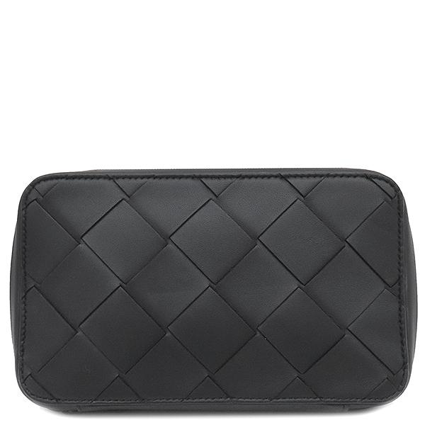 美品✨ボッテガヴェネタ イントレチャート セカンドバッグ トラベルポーチ 黒 BOTTEGA VENETA ボッテガヴェネタ ポーチ マキシ イントレ