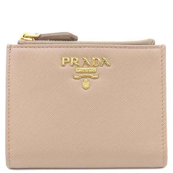 SAFFIANO（PRADA） プラダ 二つ折り財布 ダブルジップ ウオレット