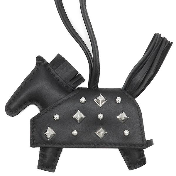 HERMES（エルメス） バッグチャーム ロデオ ロべオロックPM ブラック