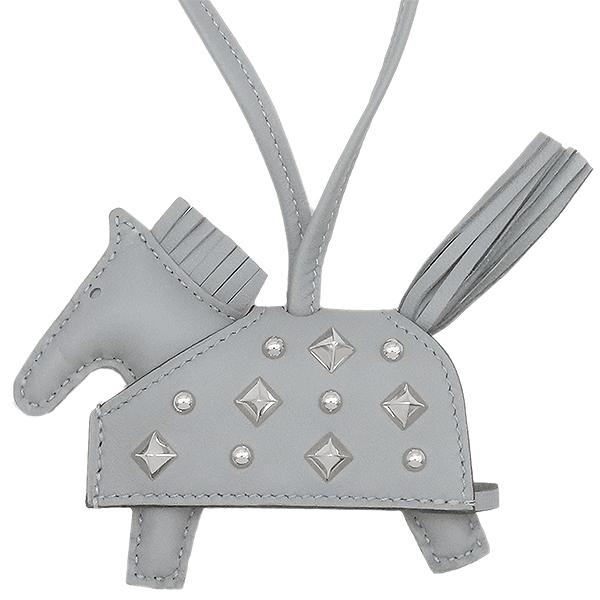 HERMES（エルメス） バッグチャーム ロデオ ロべオロックPM グレー