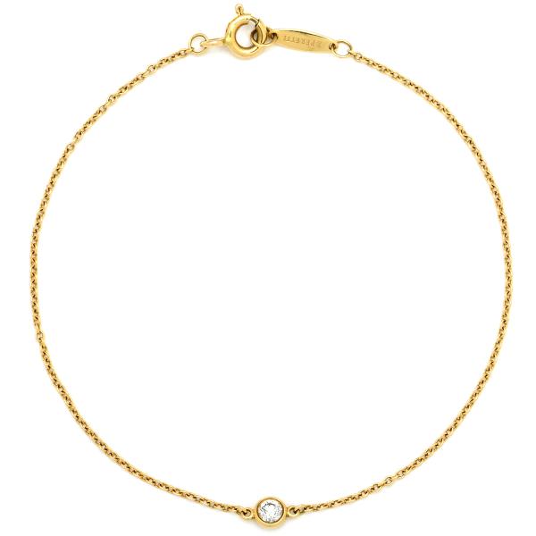 ティファニー　RG バイザヤードブレスレット AU750 エルサ・ペレッティ TIFFANY&Co.（ティファニー） ブレスレット バイザヤード 1Pダイヤ
