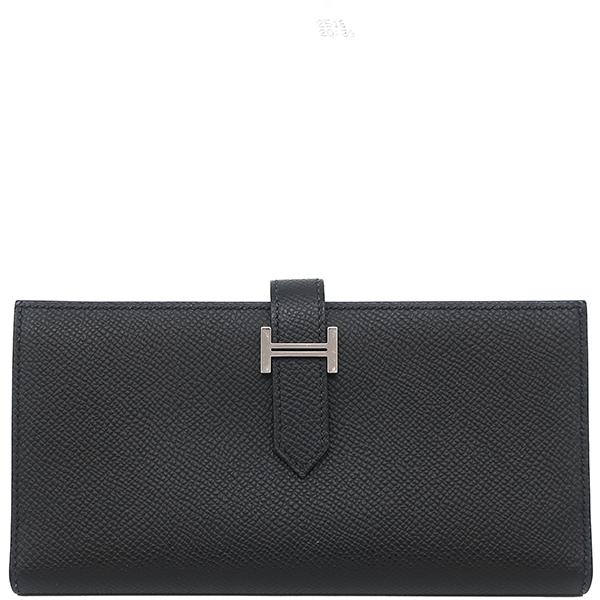 HERMES エルメス　ベアンスフレ　長財布　ヴォーエプソン ブラック 2020 HERMES エルメス ベアンスフレ 長財布 ブラック 黒 ヴォー