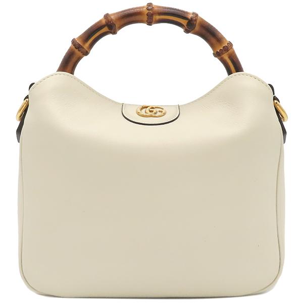 GUCCI（グッチ） 2WAYバッグ ダイアナ スモール レザー ホワイト