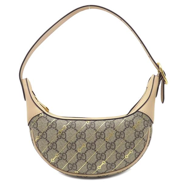 GUCCI グッチ　ホースビット ワンショルダーバッグ　ハンドバッグ　GG GUCCI（グッチ） ショルダーバッグ GGスプリーム ホースビット ミニ