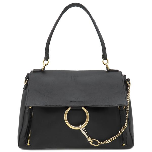 Chloe（クロエ） 2WAYバッグ フェイ デイバッグ レザー ブラック