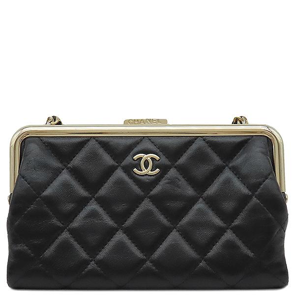 CHANEL シャネル チェーンウォレット マトラッセ ショルダー カーフ