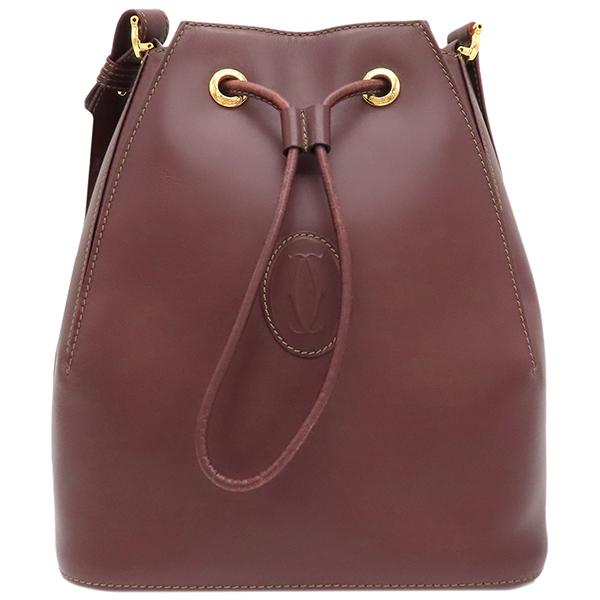 Cartier（カルティエ） ショルダーバッグ マストライン レザー ワイン