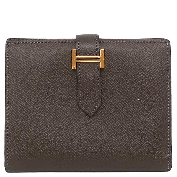 HERMES（エルメス） 二つ折り財布 ベアンコンパクト ヴォーエプソン