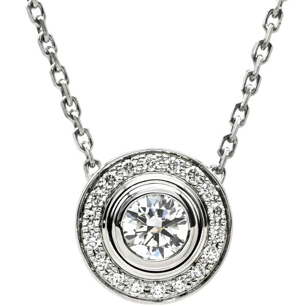 Cartier（カルティエ） ネックレス ダムール LM シルバー ホワイト