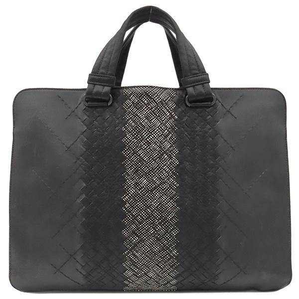 BOTTEGA VENETA イントレチャートブラック バッグ黒トートビジネス BOTTEGA VENETA（ボッテガ・ヴェネタ） トートバッグ イントレチャート