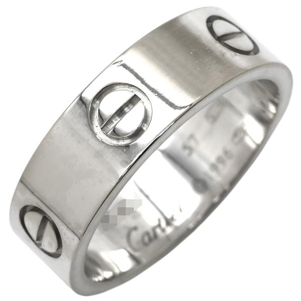 LOVE（Cartier） カルティエ リング 指輪 ラブ ラブリング シルバー WG